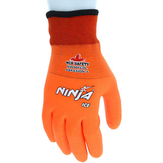 2X-Large Orange Acrylic; Terry Cut & Puncture-Resistant Gloves - MCR Safety N9690FCOXXL
