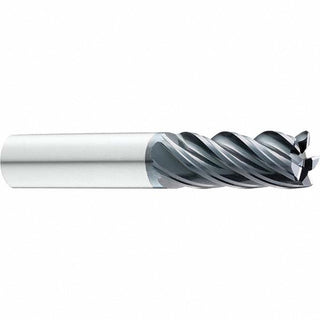 3/16" 5-Flute Solid Carbide Corner Radius & Corner Chamfer End Mill, AlTiN - SGS 38501