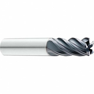 1/2" 5-Flute Solid Carbide Corner Radius & Corner Chamfer End Mill, AlTiN - SGS 38544