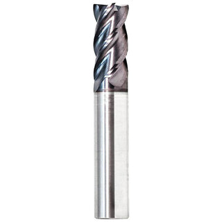 1/2in" 4-Flute Solid Carbide Corner Radius End Mill, FX1 - GWS 120547
