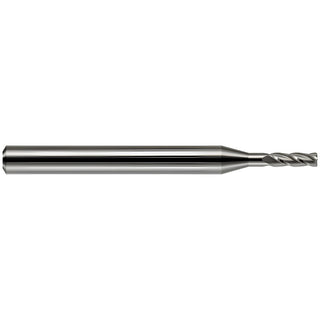 1/8" 4-Flute Solid Carbide Corner Radius End Mill, AlTiN - Harvey Tool 876108-C3