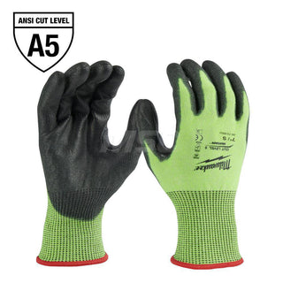 Small Yellow; Black HPPE Blend; Polyester Cut & Puncture-Resistant Gloves - Milwaukee Tool 48-73-8950