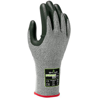 X-Large Gray Engineered Yarn; HPPE; Polyester Cut-Resistant Gloves - SHOWA 386XL-09