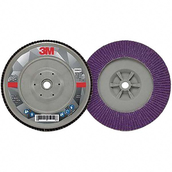 7" 40-Grit Ceramic Alumina Disc - 3M 7100178192