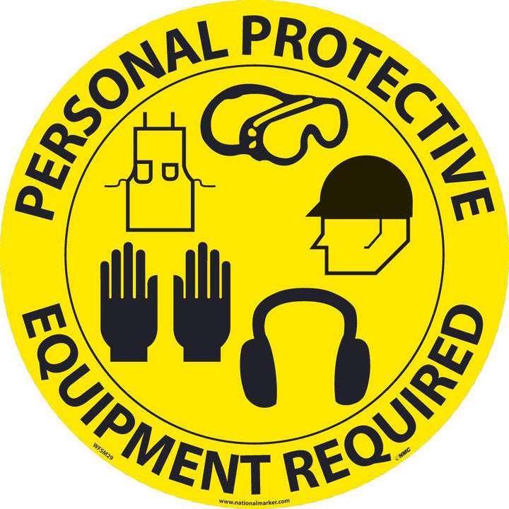 Personal Protective Equipment Required Sign - AccuformNMC WFSM29