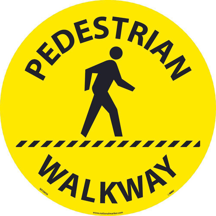 Pedestrian Walkway Sign - AccuformNMC WFSM56