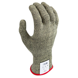 X-Large Black; Yellow Aramid; Spandex; Stainless Steel Cut & Puncture-Resistant Gloves - SHOWA 257X-09