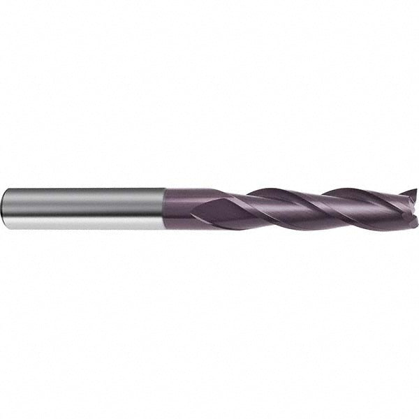 1/2" 3-Flute Solid Carbide Corner Radius & Corner Chamfer End Mill, FIREX - Guhring 9199550127000