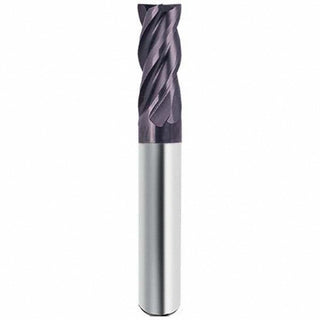 1/8" 4-Flute Solid Carbide Corner Radius & Corner Chamfer End Mill, FIREX - Guhring 9199590031700