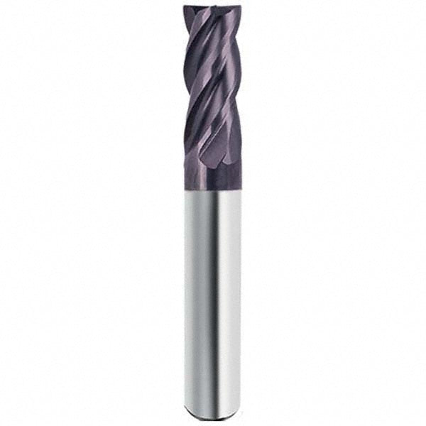1/4" 4-Flute Solid Carbide Corner Radius & Corner Chamfer End Mill, FIREX - Guhring 9199590063500