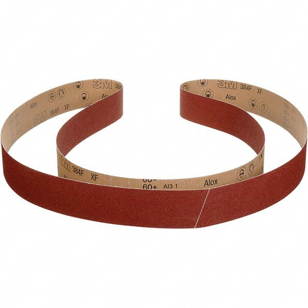 1/2 x 12" 80-Grit Aluminum Oxide Belt - 3M 7100141435