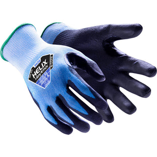 Medium Blue HPPE; Polyester; Steel Cut & Puncture-Resistant Gloves - HexArmor. 3020-M (8)