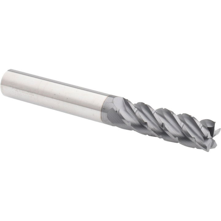 1/2" 5-Flute Solid Carbide Corner Radius End Mill, AlCrTiN - Accupro 95169733