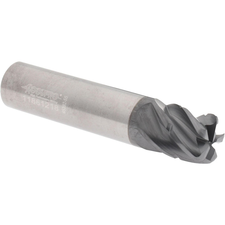 5/8" 5-Flute Solid Carbide Corner Radius End Mill, AlCrTiN - Accupro 95170074