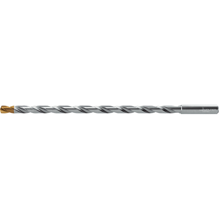 1/4" Solid Carbide Drill Bit, TiSiAlCrN, 140° point - Walter-Titex 7684304
