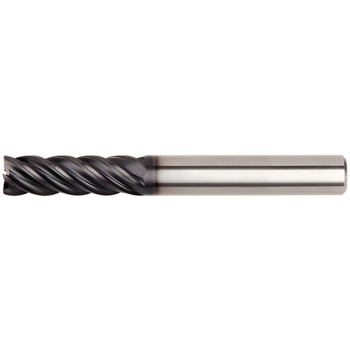 0.3150" 5-Flute Solid Carbide Corner Radius End Mill, AlTiN - Kennametal 6763959