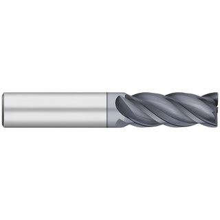 1/4" 4-Flute Solid Carbide Corner Radius End Mill, ALCRO-MAX - Titan USA TC22638