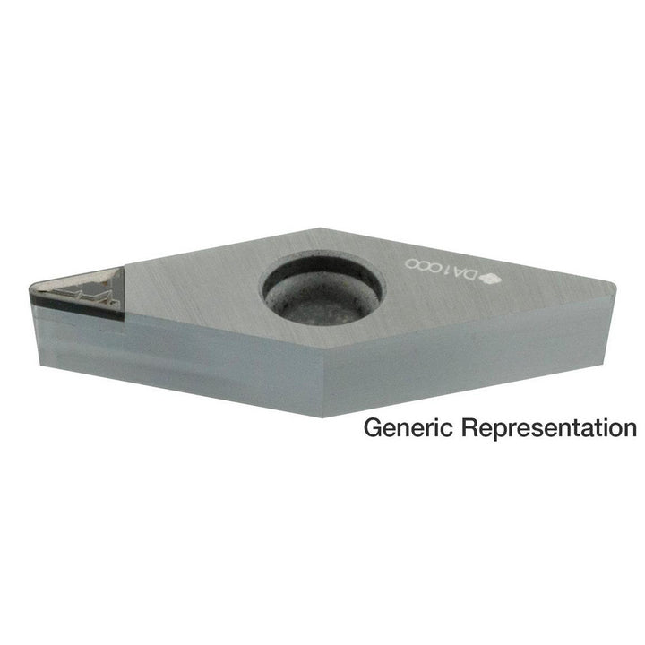 NF-VCMT160404N-GD Polycrystalline Diamond Insert, Grade DA1000 - Sumitomo 16HQEHB