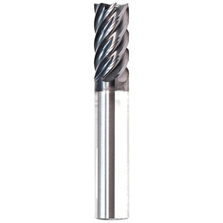 3/8" 7-Flute Solid Carbide Corner Radius End Mill, FX1 - GWS 122816