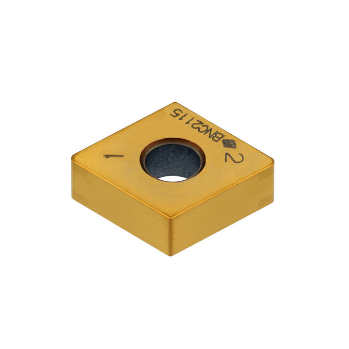 4NC-CNGA120412HS Polycrystalline Cubic Boron Nitride Insert, Grade BNC2020, TiN - Sumitomo 166RERS