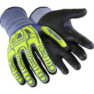 Small Black; Yellow; Gray HPPE; Fiberglass Blend; Steel Cut-Resistant Gloves - HexArmor. 2095-S (7)
