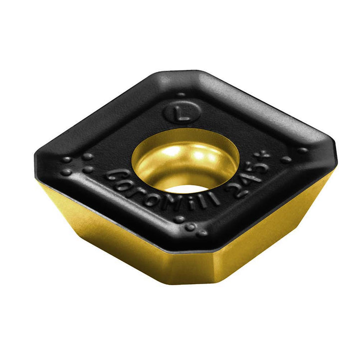 R245-12 T3 E-PL 4330 Solid Carbide Insert, Grade 4330, TiCN - Sandvik Coromant 7564436