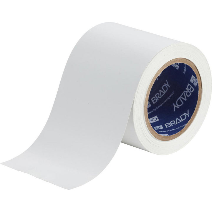 White Safety Tape - Brady 170647