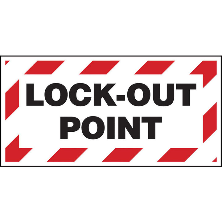 LOCK-OUT POINT Sign - Brady 151254