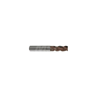 3-Flute Solid Carbide Corner Radius & Corner Chamfer End Mill, nano-Si - Guhring 9067970037000