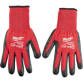 2X-Large Red; Black HPPE Blend; Nylon Cut & Puncture-Resistant Gloves - Milwaukee Tool 48-22-8934