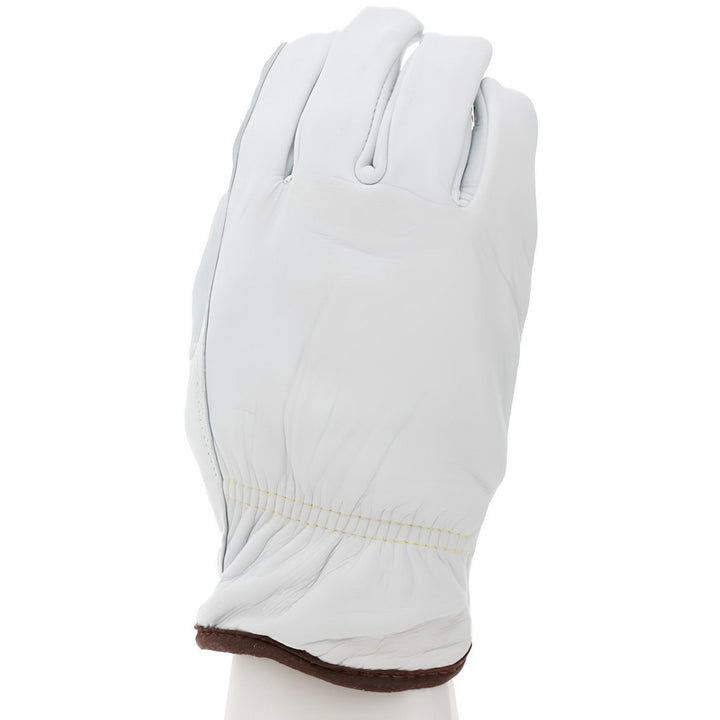 Small White Goatskin Cut, Puncture & Abrasion-Resistant Gloves - MCR Safety 3613HS
