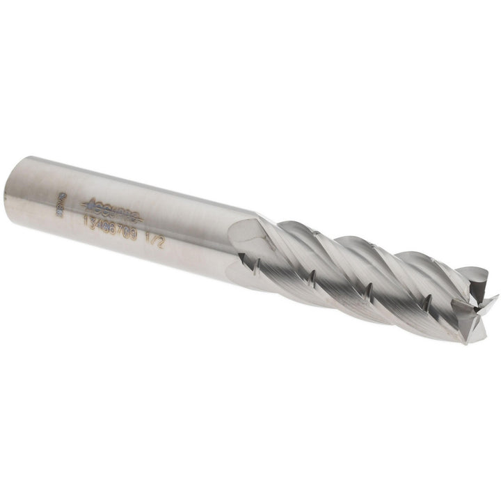 1/2" 5-Flute Solid Carbide Corner Radius & Corner Chamfer End Mill - Accupro 14735163