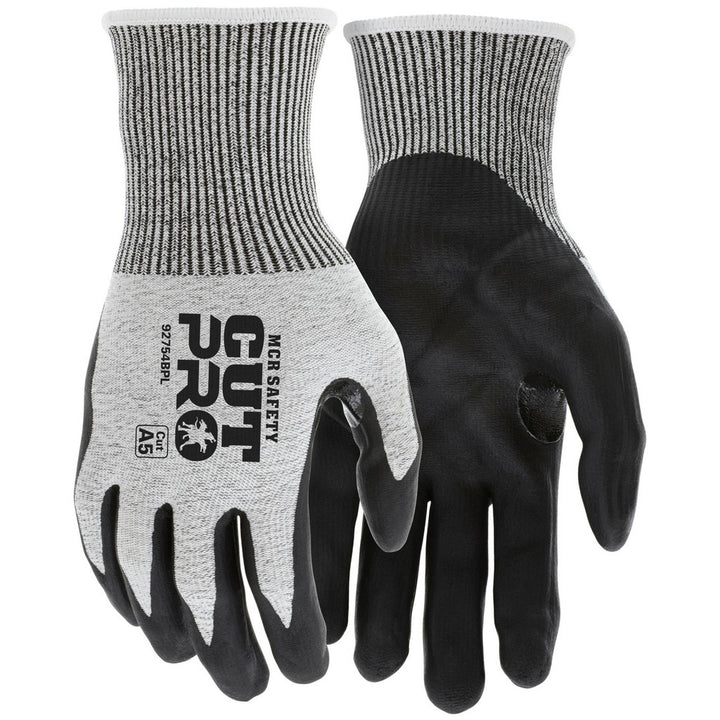 X-Large Salt & Pepper Hypermax Cut-Resistant Gloves - MCR Safety 92754BPXL