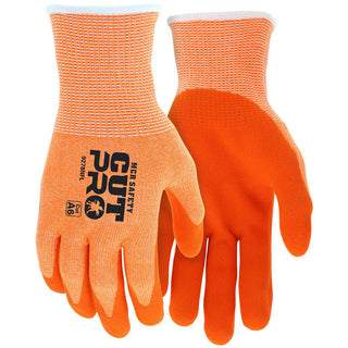 2X-Large Orange HPPE Cut, Puncture & Abrasion-Resistant Gloves - MCR Safety 92730HVXXL