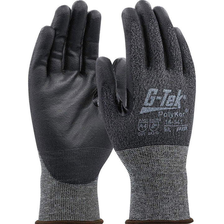 X-Large Black PolyKor Cut, Puncture & Abrasion-Resistant Gloves - PIP 16-541/XL