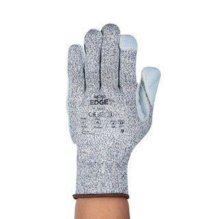 Small Gray Polyethylene; Fiberglass Cut, Puncture & Abrasion-Resistant Gloves - Ansell 48703070