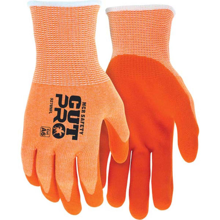 Medium Orange Hypermax Cut & Puncture-Resistant Gloves - MCR Safety 92730HVM