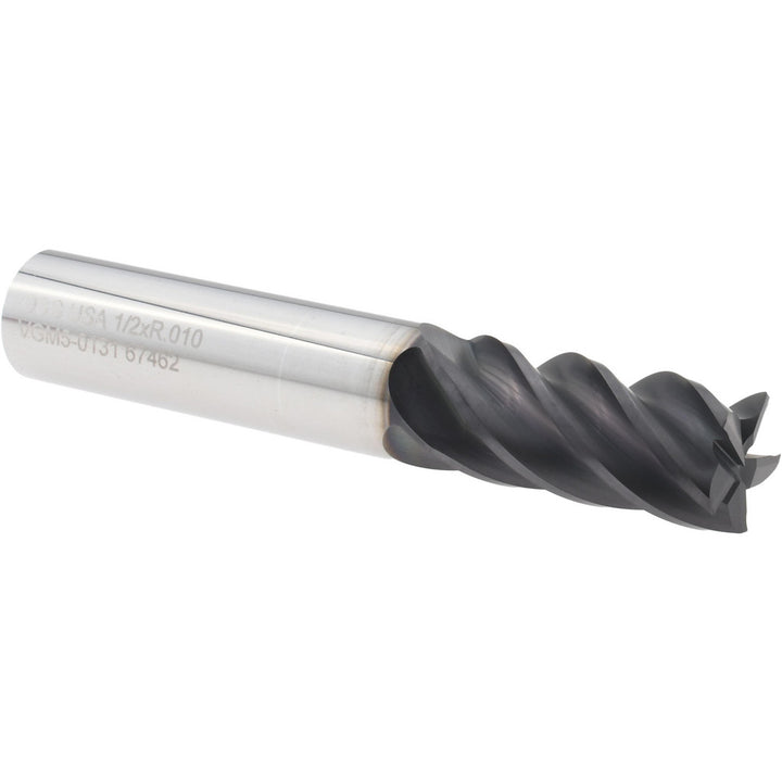 1/2" 5-Flute Solid Carbide Corner Radius End Mill, EXO - OSG VGM5-0131