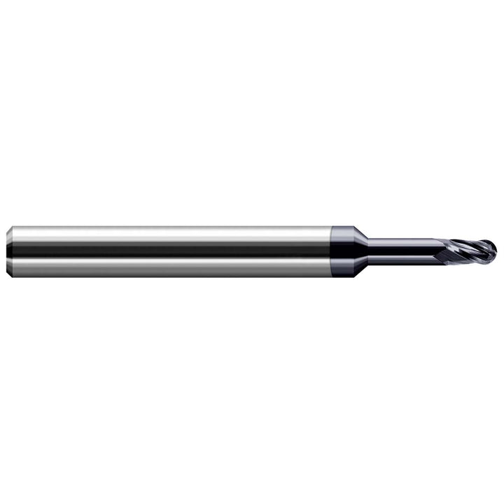 1/4" 4-Flute Solid Carbide Ball End Mill, AlTiN - Harvey Tool 64316-C3