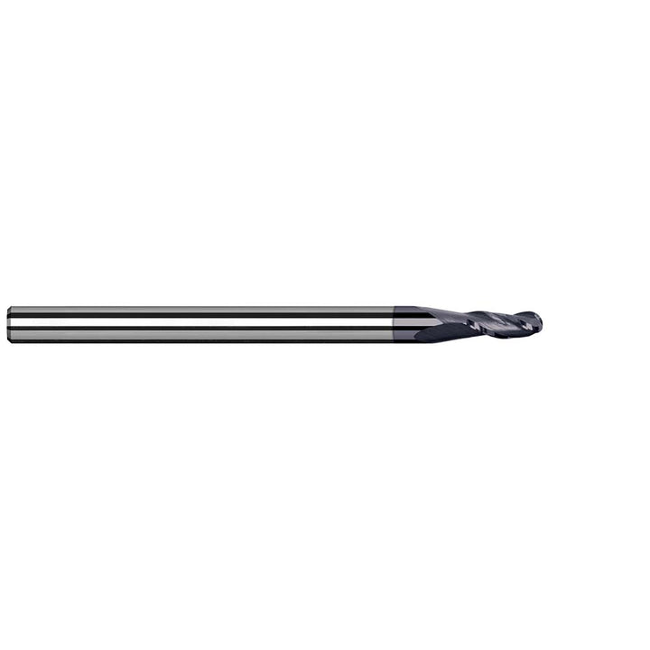 0.0400" 3-Flute Solid Carbide Ball End Mill, AlTiN Nano - Harvey Tool 944240-C6