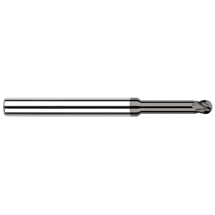 1/8in" 4-Flute Solid Carbide Ball End Mill, CVD Diamond - Harvey Tool 61108