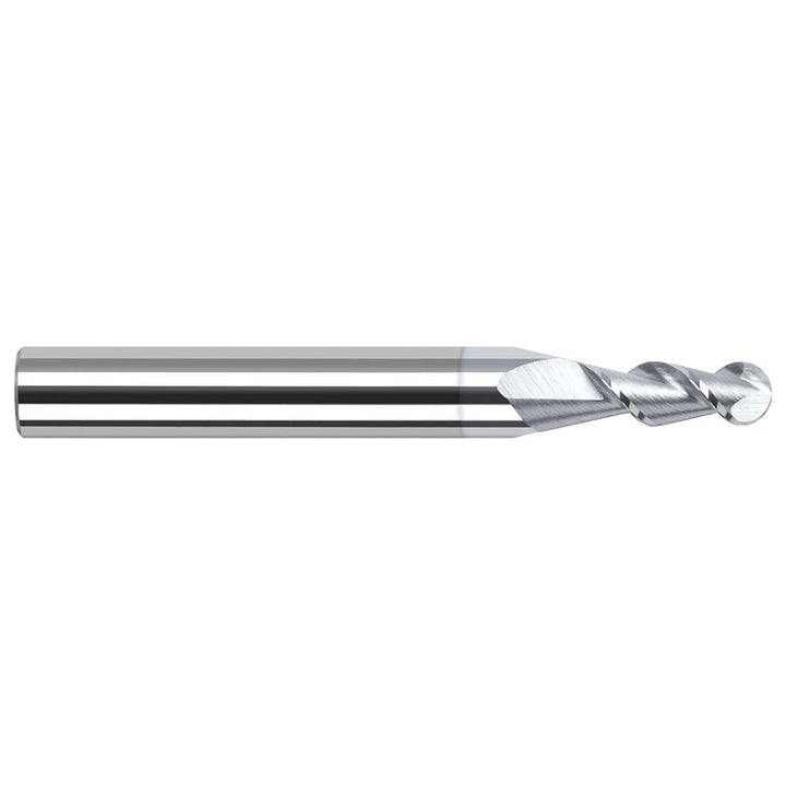 1/16" 2-Flute Solid Carbide Ball End Mill, TiB2 - Harvey Tool 27862-C8