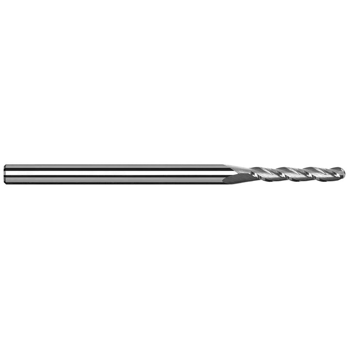 1/16" 3-Flute Solid Carbide Ball End Mill - Harvey Tool 850062