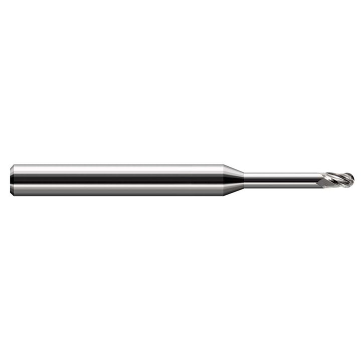 1/32in" 3-Flute Solid Carbide Ball End Mill - Harvey Tool 868231