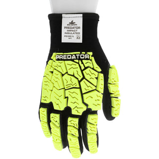 Medium Black; Lime Nylon; TPR Cut & Puncture-Resistant Gloves - MCR Safety PD3951M