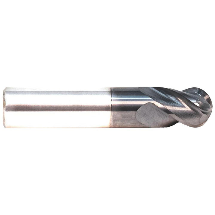 1/4" 4-Flute Solid Carbide Ball End Mill, FX3 - GWS 311179