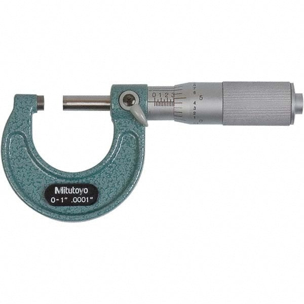 1.0000" Micrometer, +/-.000100" accuracy - Mitutoyo 103-135CAL