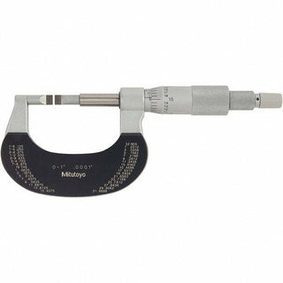 1.0000" Micrometer, 0.00015" accuracy - Mitutoyo 122-151-10CAL