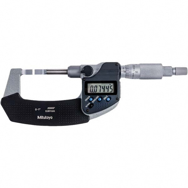 1.0000" Micrometer, 0.00015" accuracy - Mitutoyo 422-330-30CAL