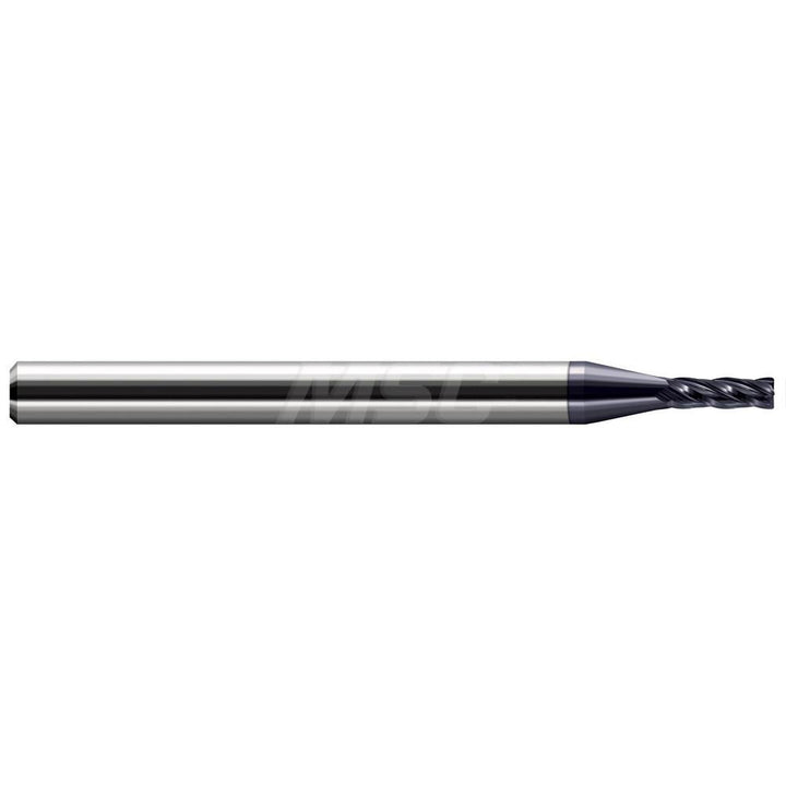 1/16" 4-Flute Solid Carbide Corner Radius End Mill, AlTiN - Harvey Tool 787362-C3